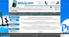 Desktop Screenshot of lesbatteriesduweb.fr
